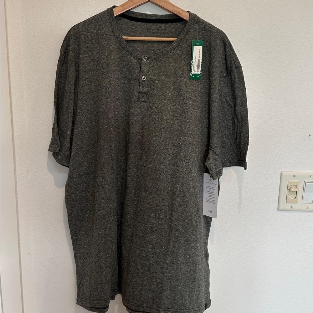 Threads 4 Thought Striped Gray T-Shirt